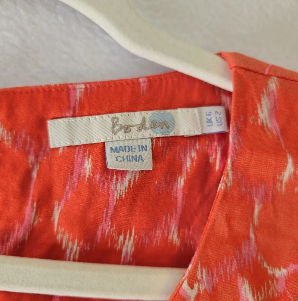 Boden Size 2 Top Multicolored Viscose/Silk Blend - Picture 2 of 7